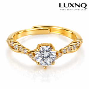 LUXNQ Moissanite Tiara Ring